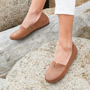 Black Leather Women's Loafers